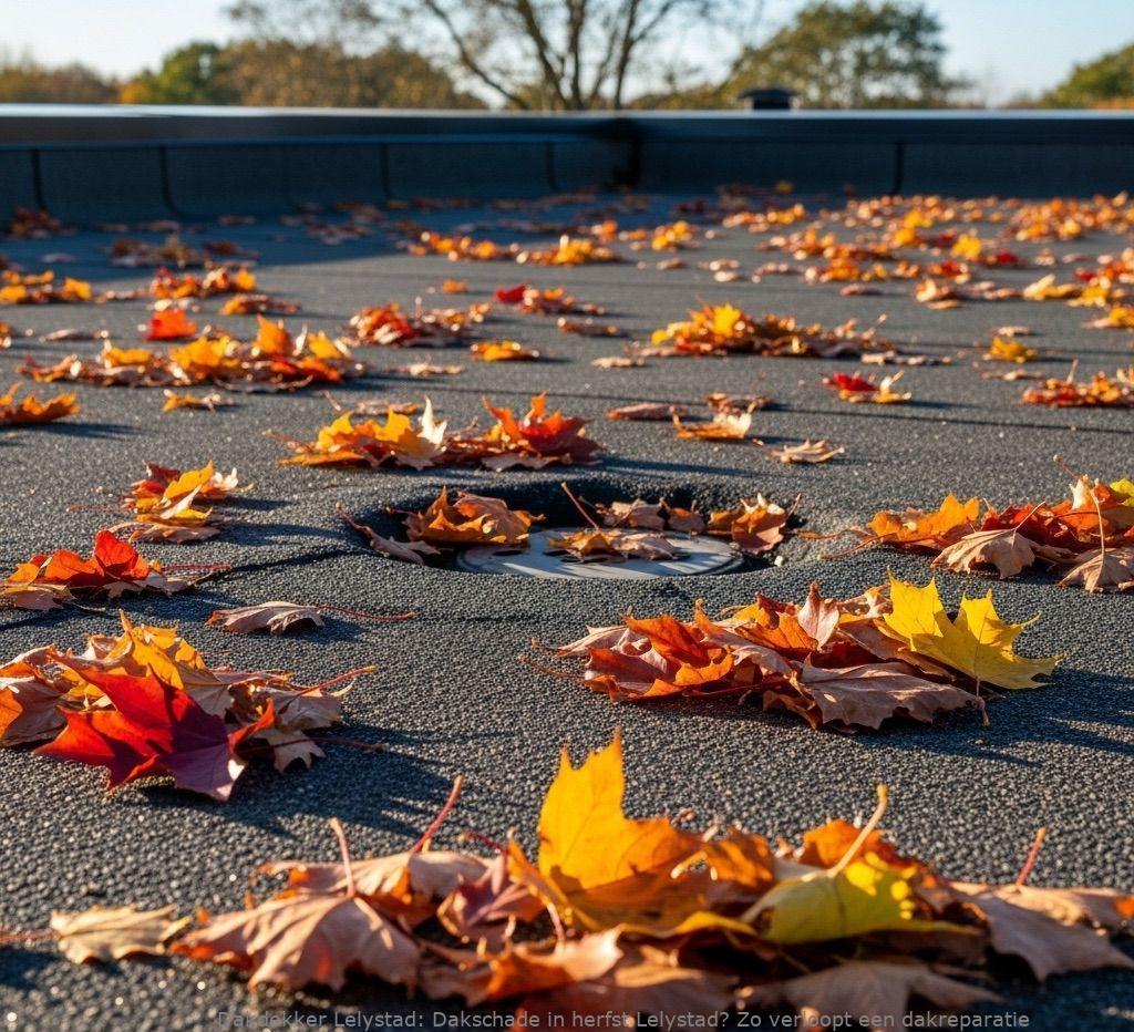 Dakschade In Herfst Lelystad